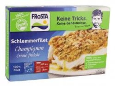 Bild: Lebensmittel Testbericht - Frosta - Schlemmerfilet Champignon Crème fraiche